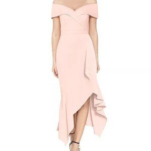 XSCAPE Off-The-Shoulder Fit & Flare Dress Women's Size 4P